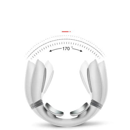 Neck Massager with Heat and Electric Pulse Function