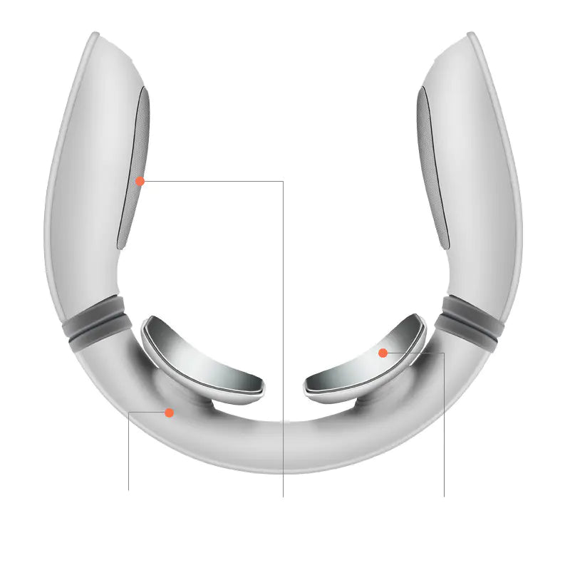Neck Massager with Heat and Electric Pulse Function