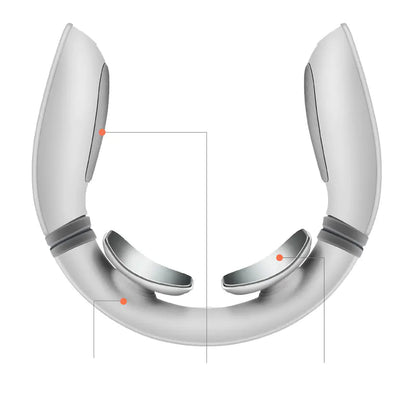 Neck Massager with Heat and Electric Pulse Function